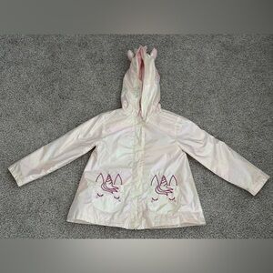 Girl’s Unicorn Raincoat Size 5, Kid’s Rain Jacket